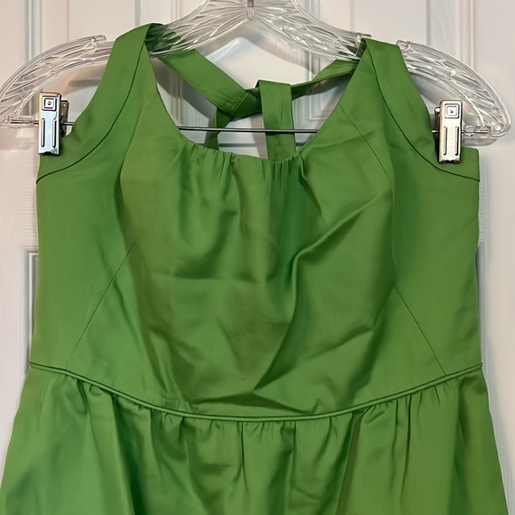 J Crew Cotton Cady Madeleine Dress in Clover - Picture 2 of 7